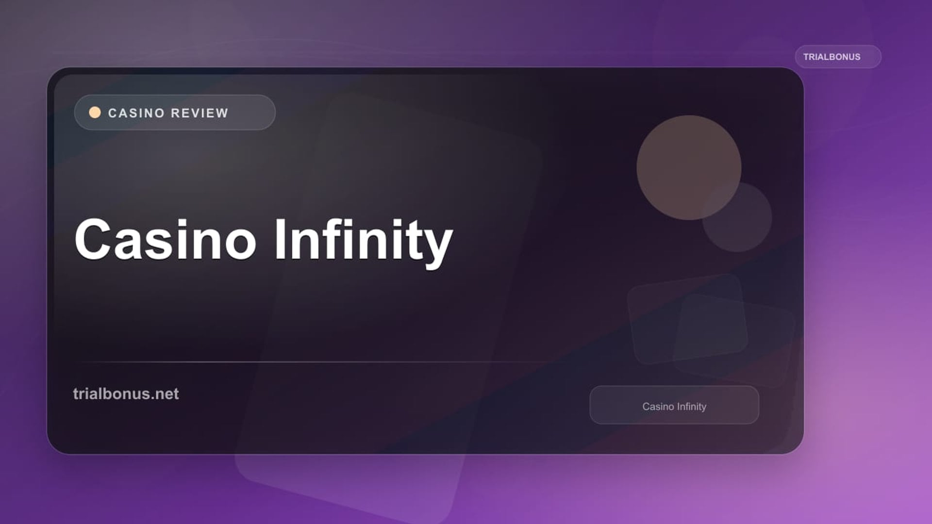 Casino Infinity review