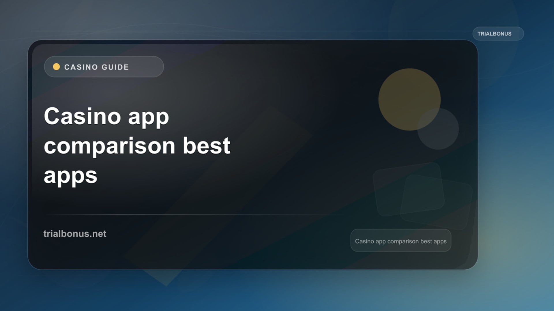 Casino app comparison UK best apps review