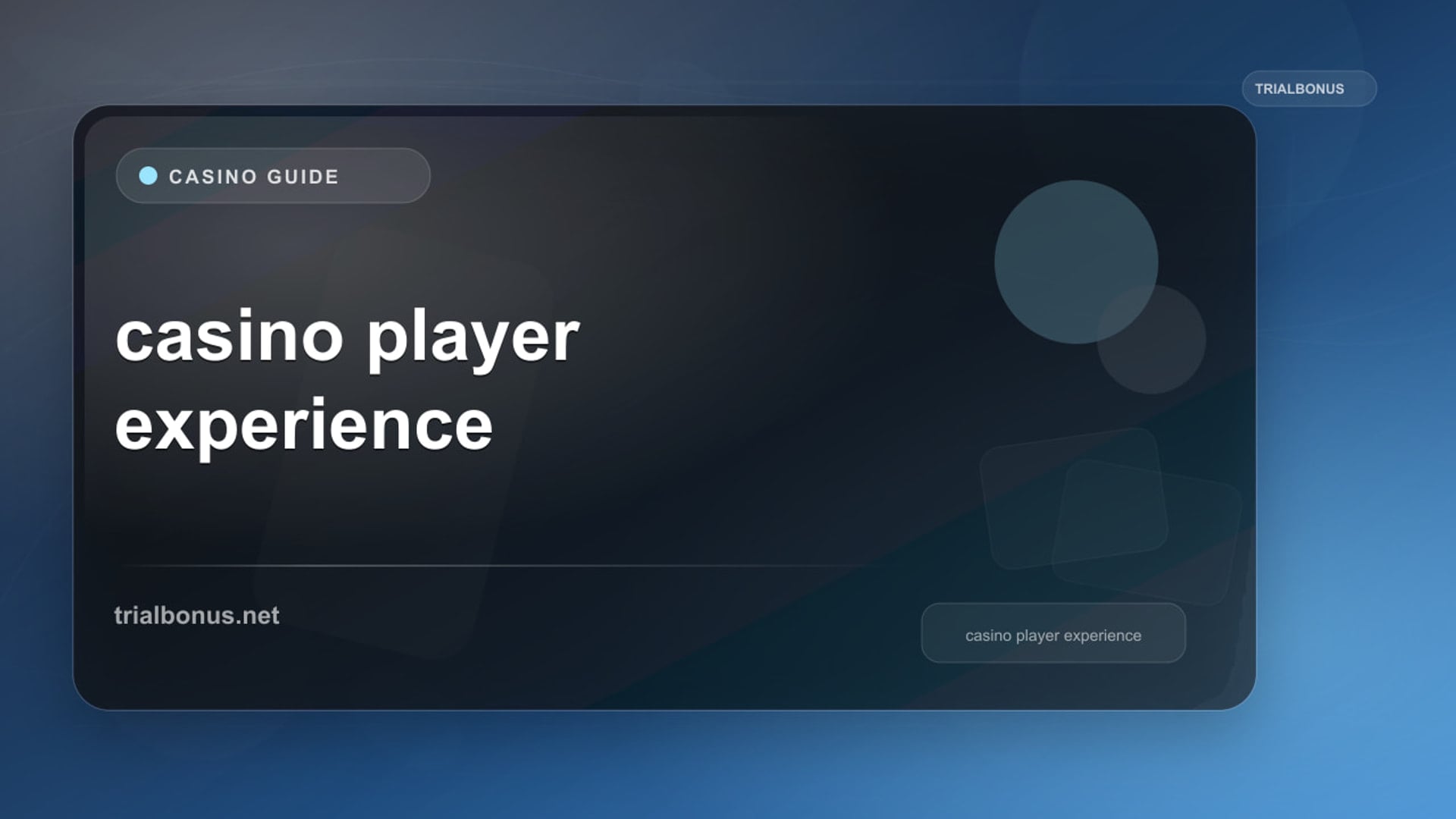 Casino Player Experience Guide review