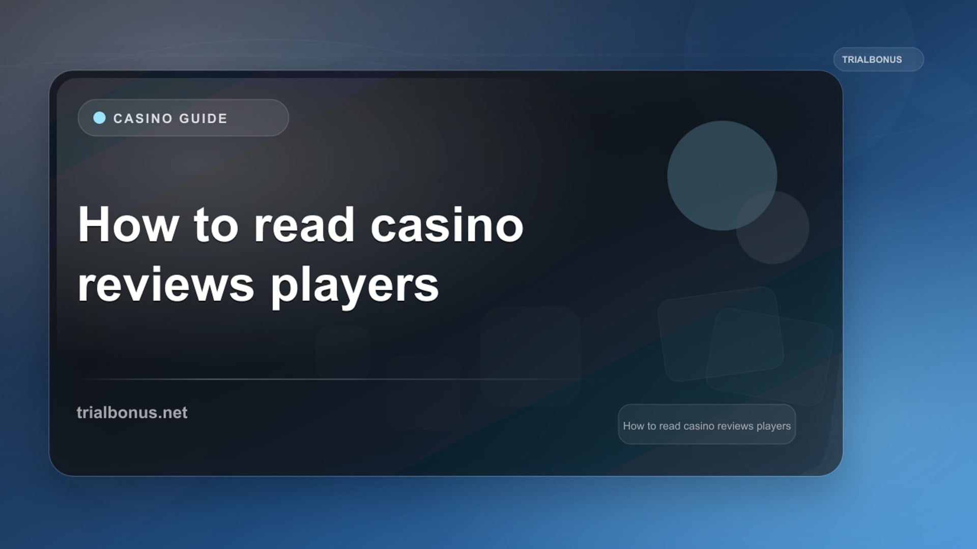 Casino Review Tips for UK Players review