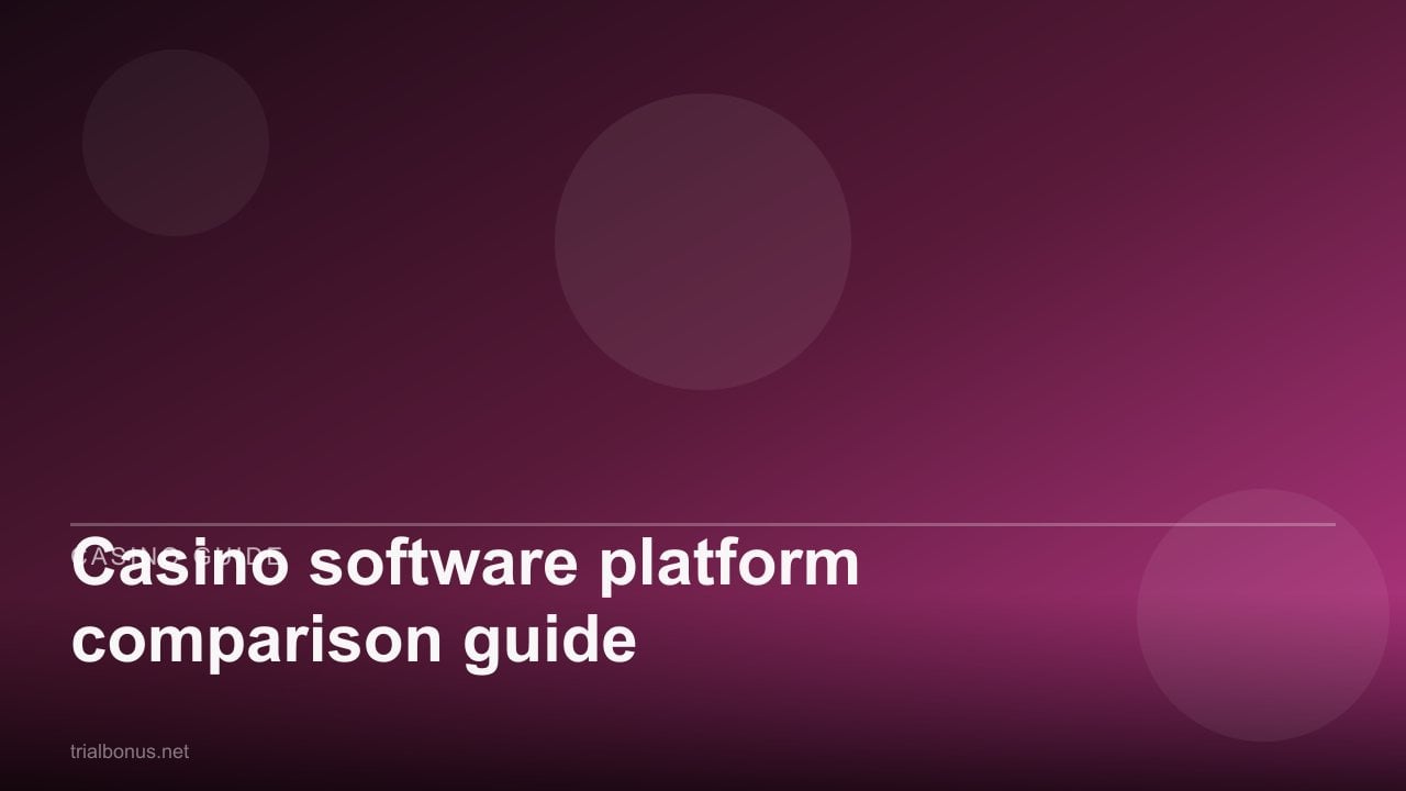 Casino software platform comparison guide review