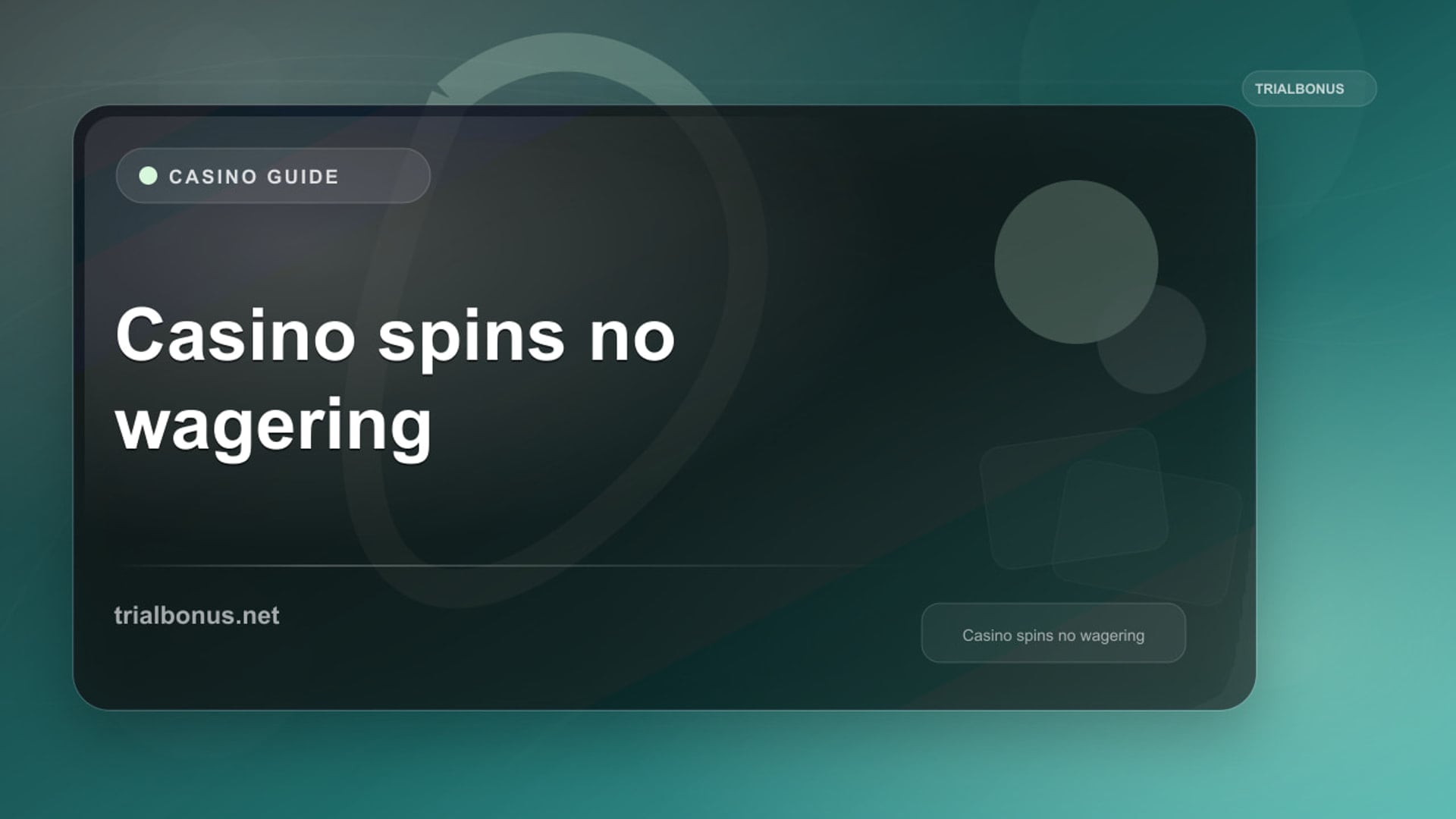 Casino Spins Without Wagering: How to Check the Terms review
