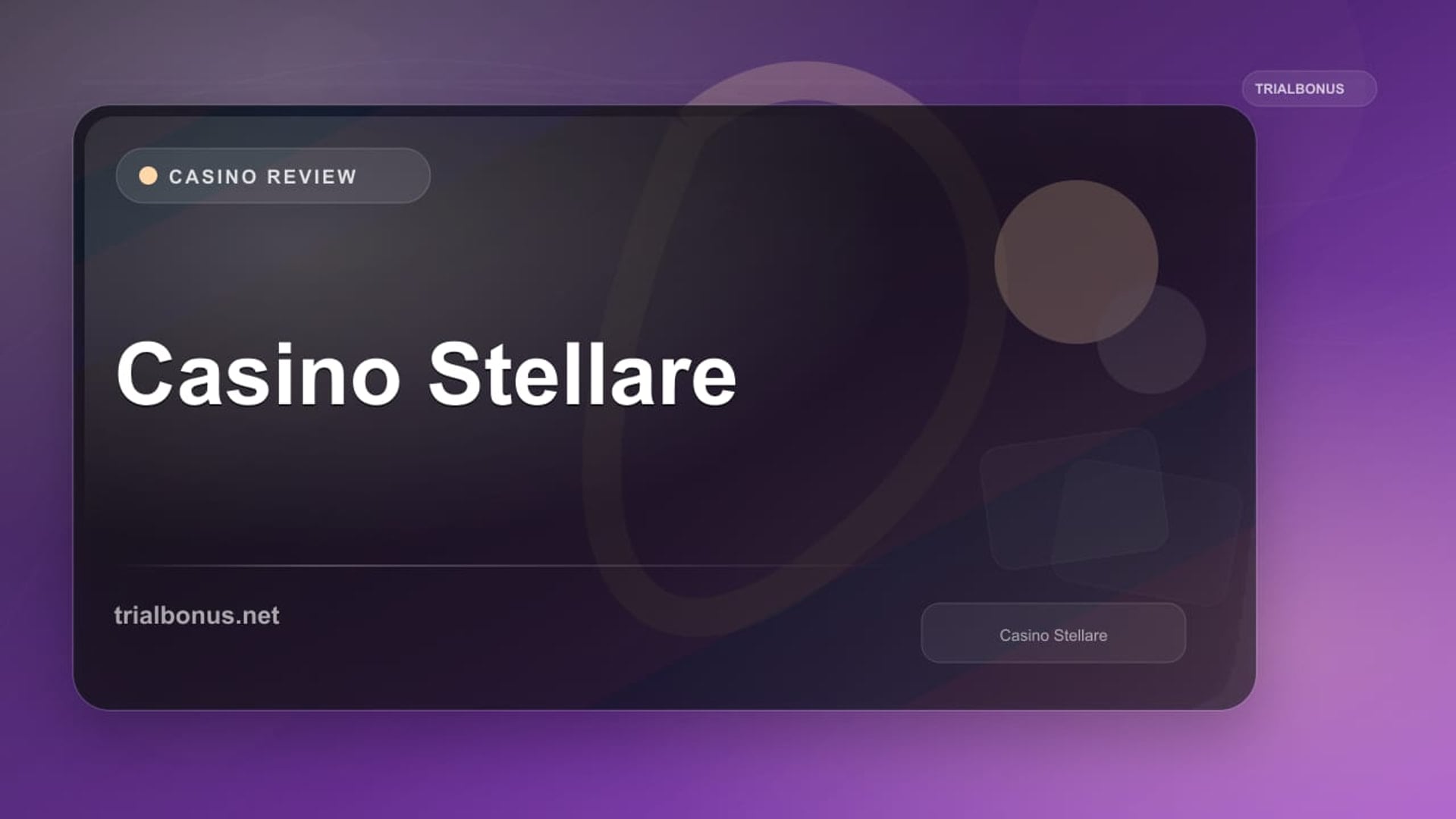 Casino Stellare: What to Verify Before Funding an Account review