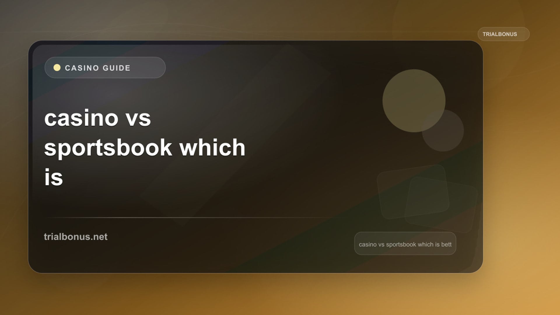 Casino vs Sportsbook UK Comparison Guide review