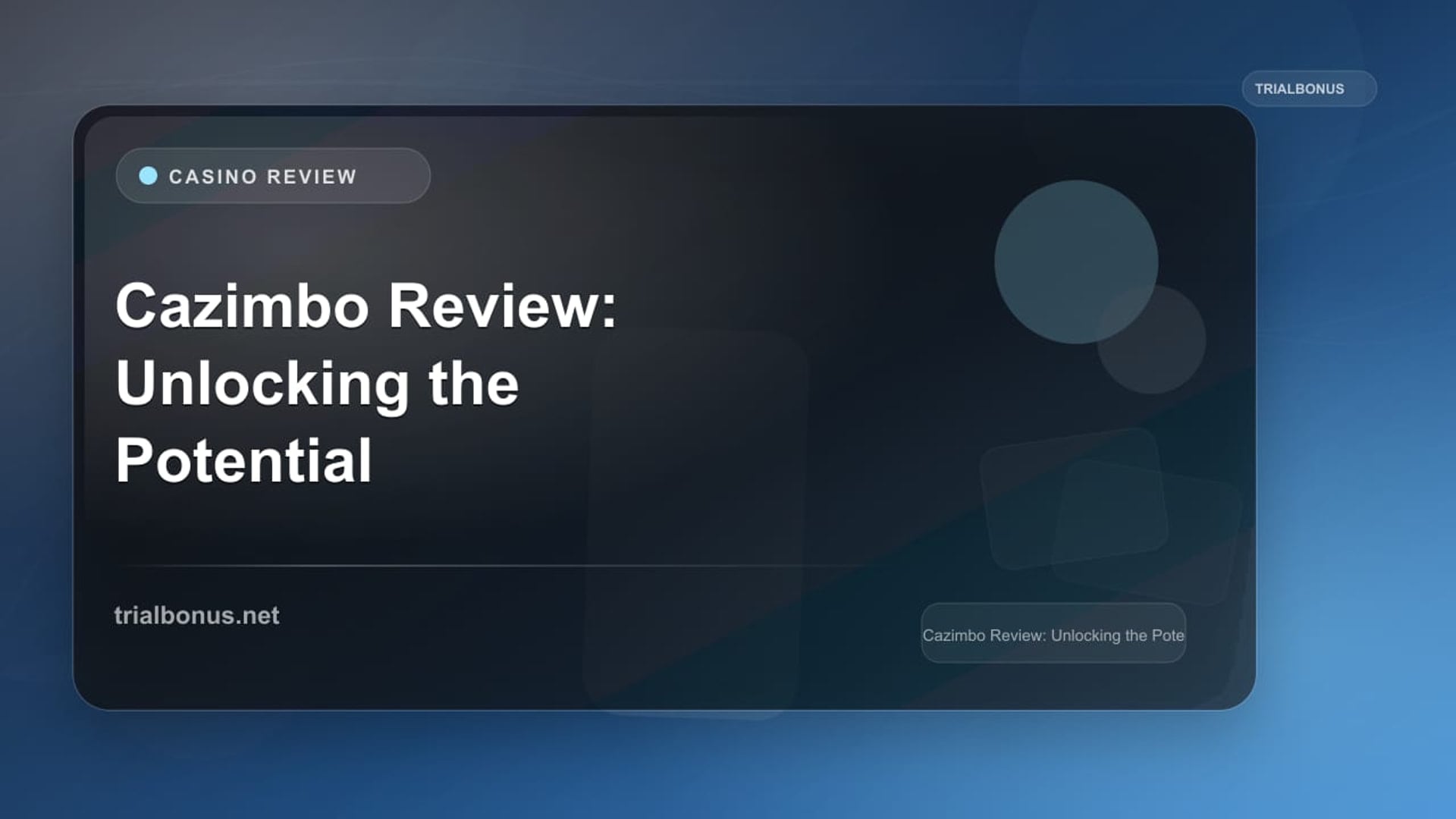 Cazimbo Review: Unlocking the Potential of Revolutionary Tech Tools review