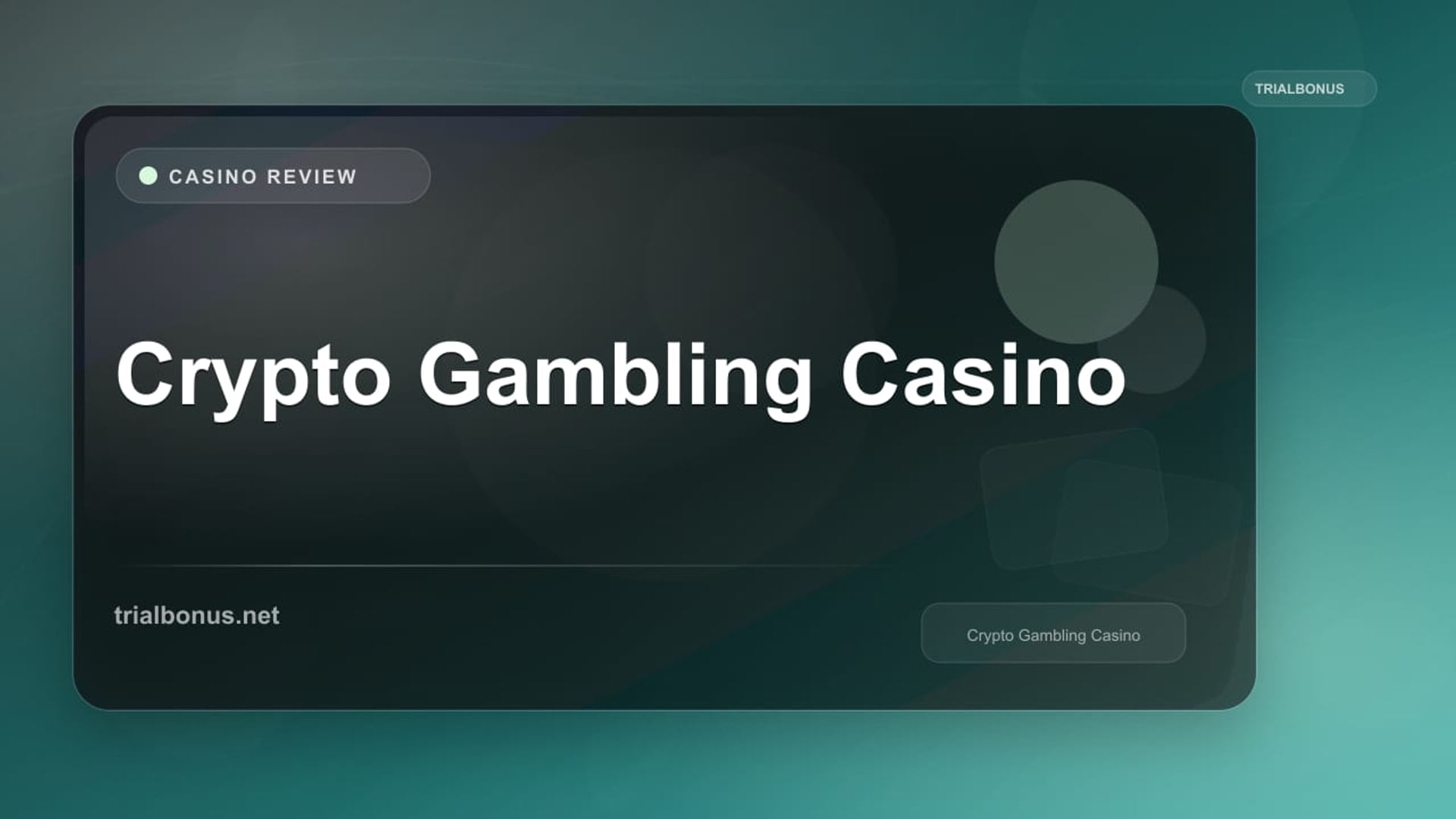 Crypto Gambling Casino review