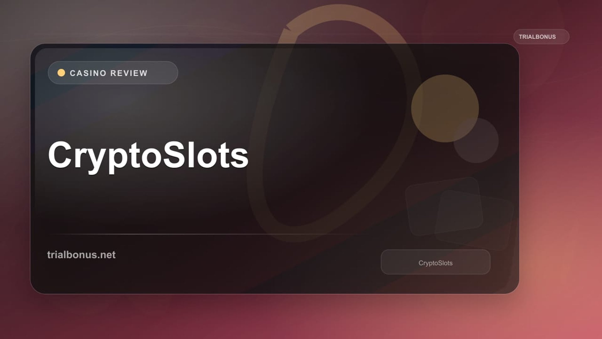 CryptoSlots review