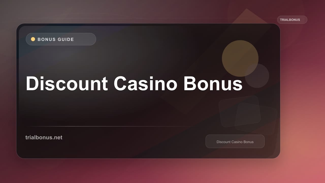 Discount Casino Bonus review