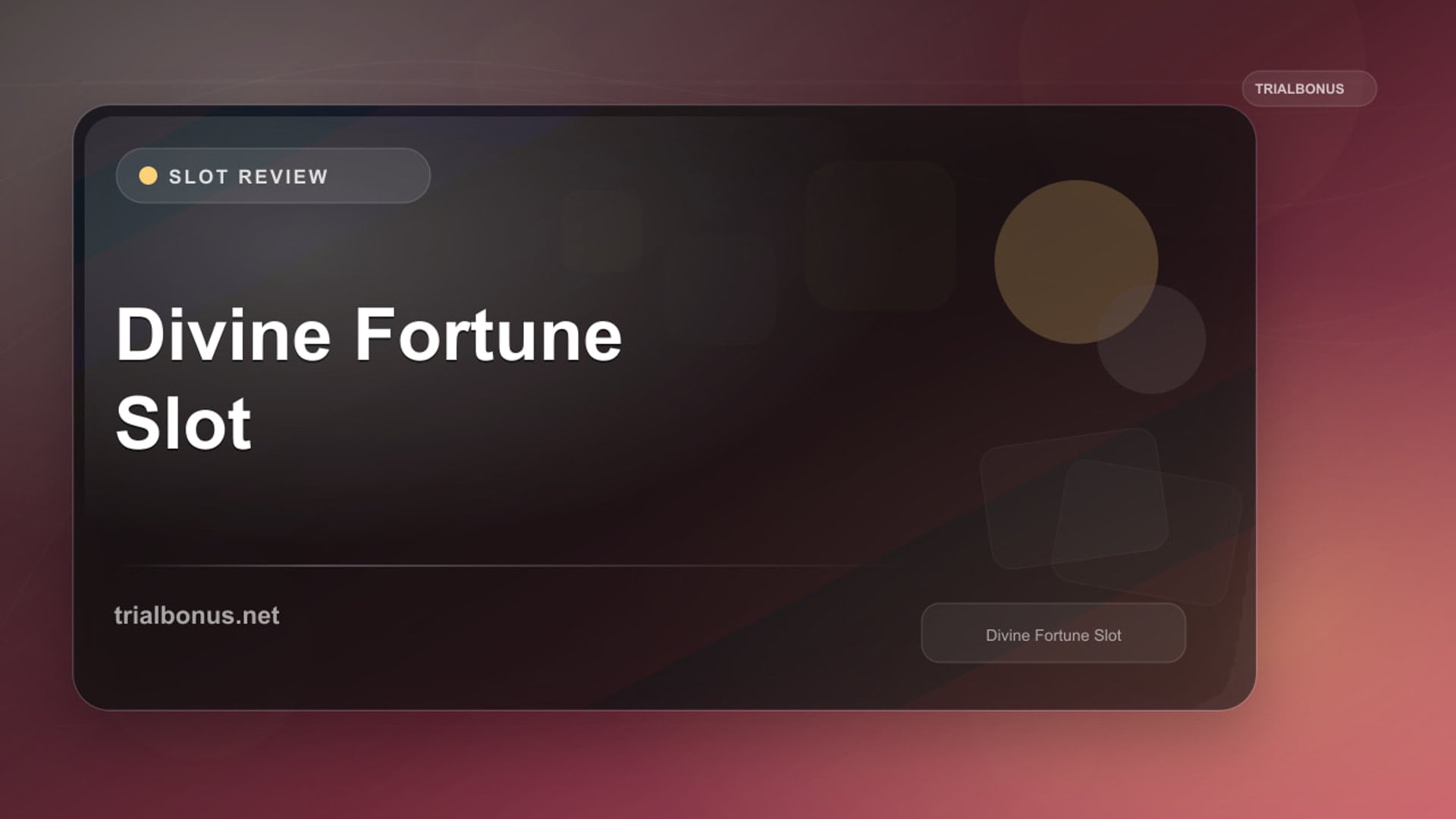 Divine Fortune Slot review