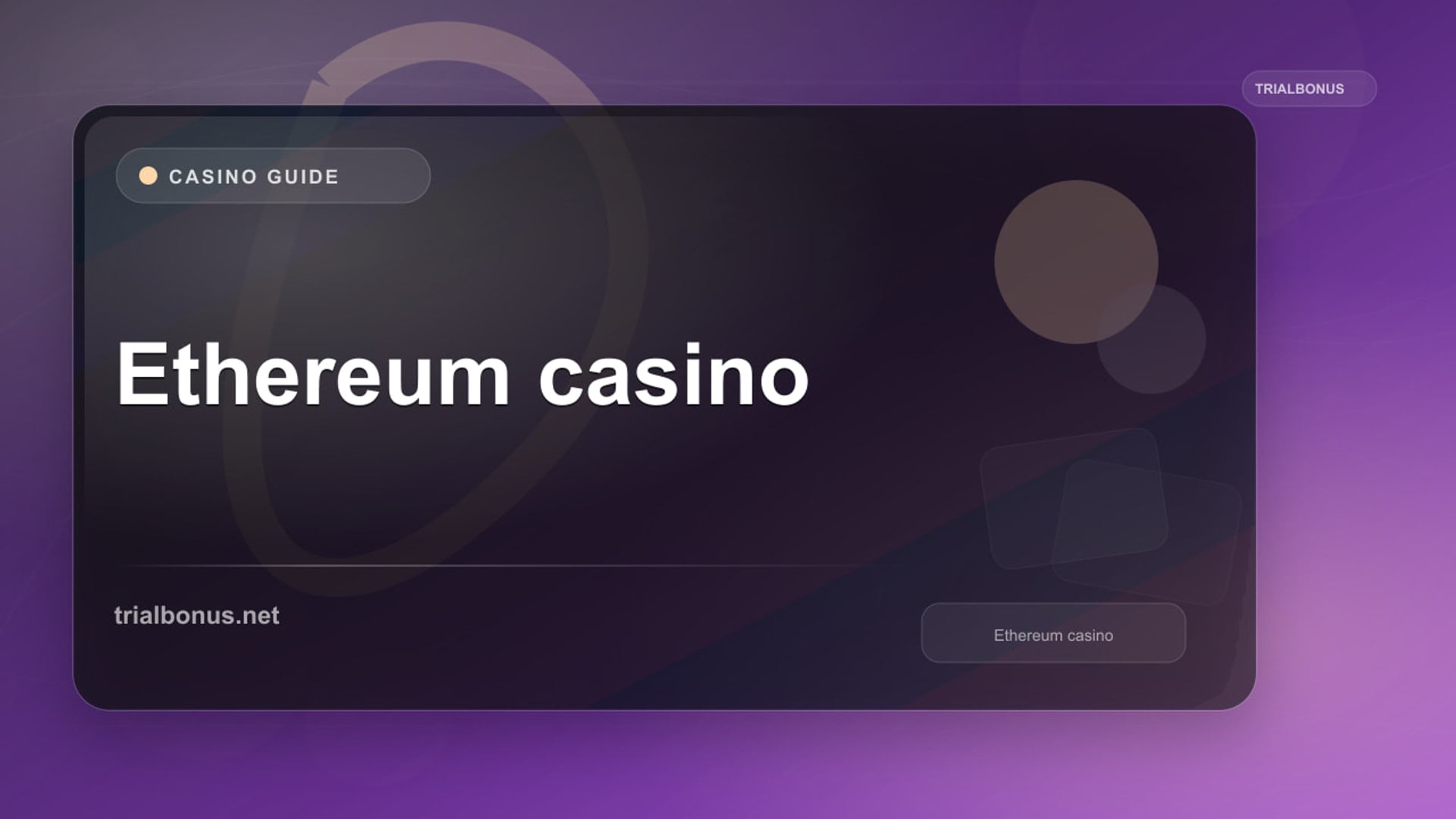 Ethereum Casino Guide: Transaction Checks review