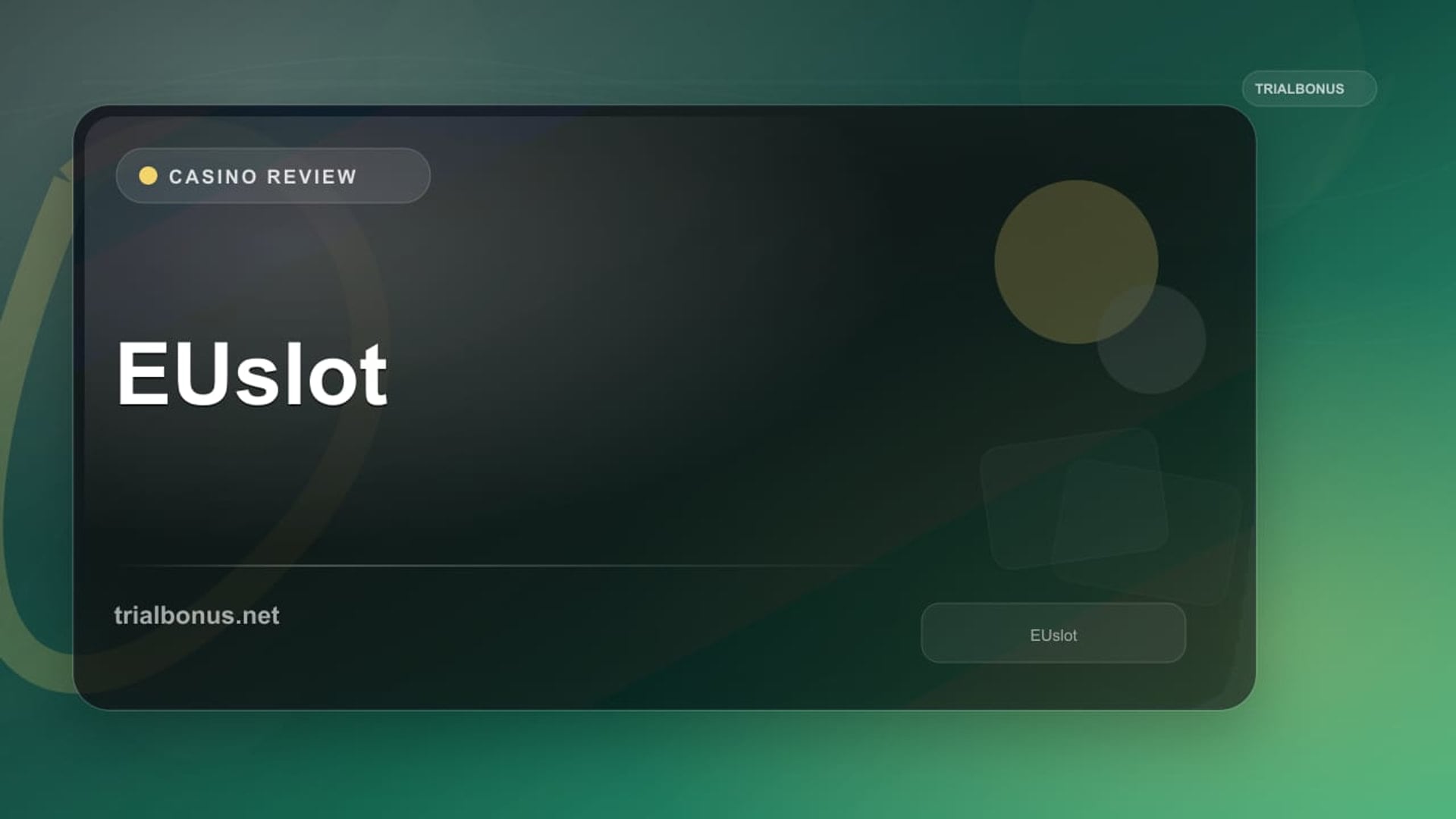 EUslot Review review