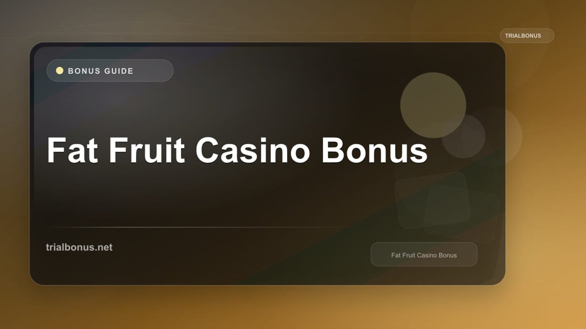 Fat Fruit Casino Bonus review