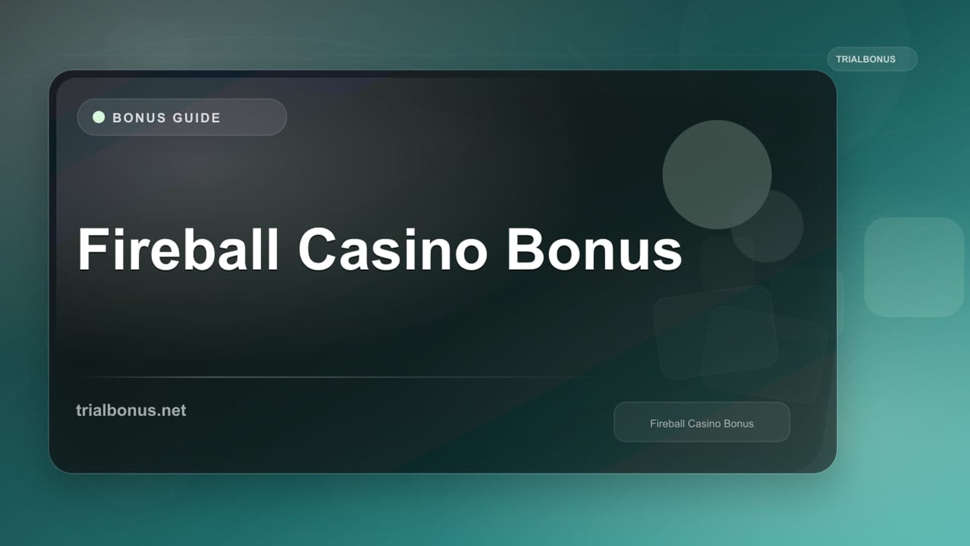 Fireball Casino Bonus: Terms to Check review