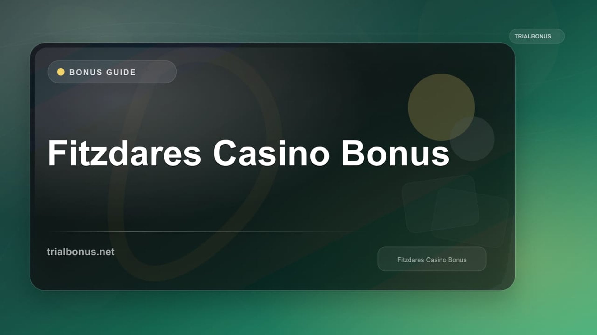 Fitzdares Casino Bonus: Terms to Check review