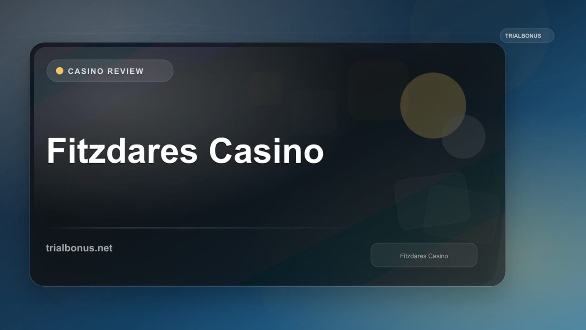 Fitzdares Casino review