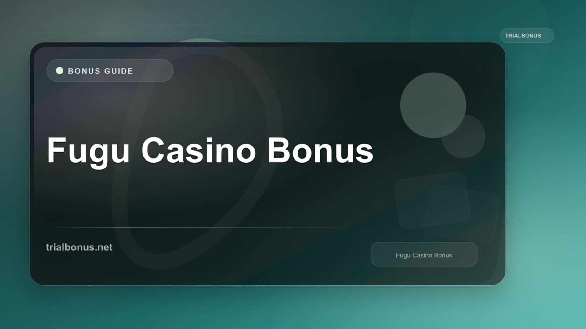 Fugu Casino Bonus review