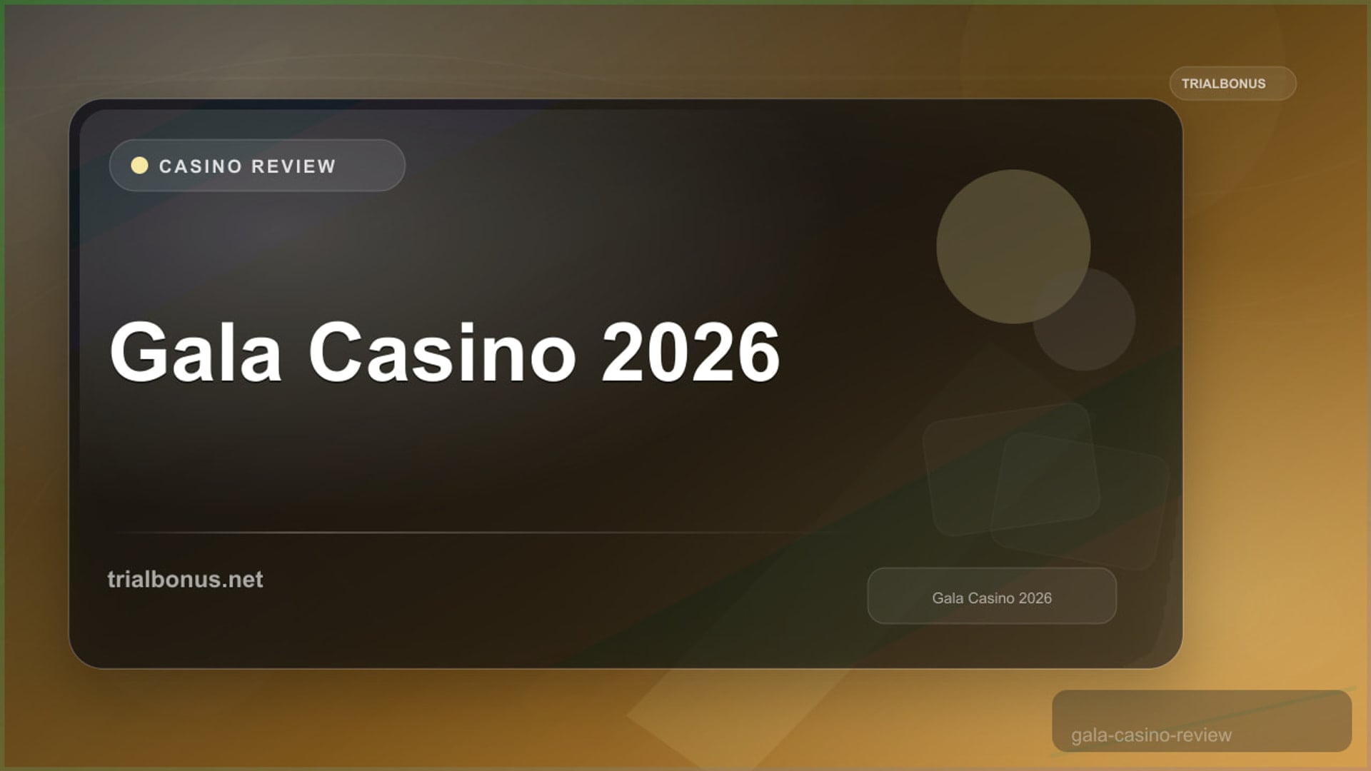 Gala Casino: UK Terms and Account Checks review