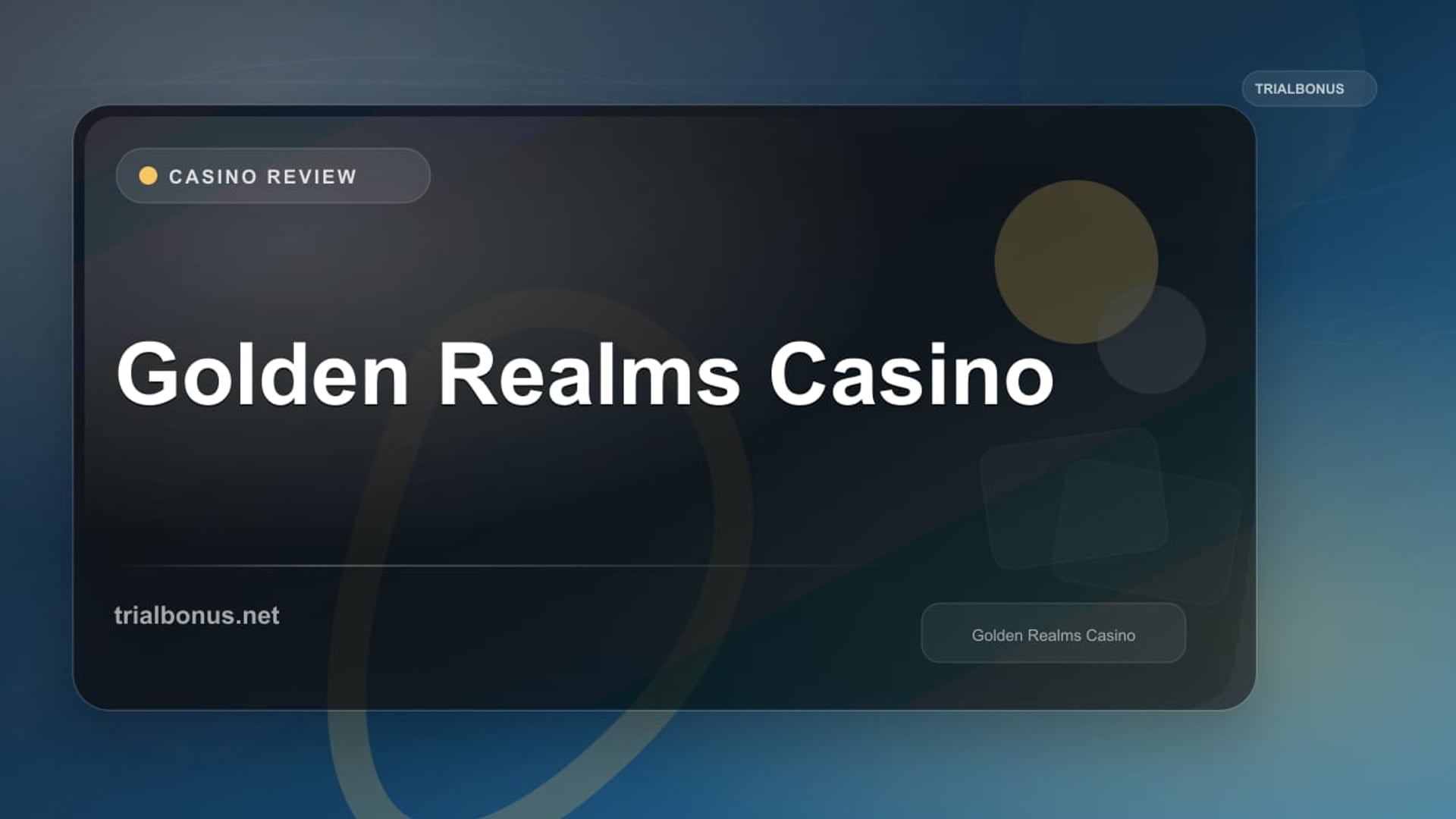 Golden Realms Casino review