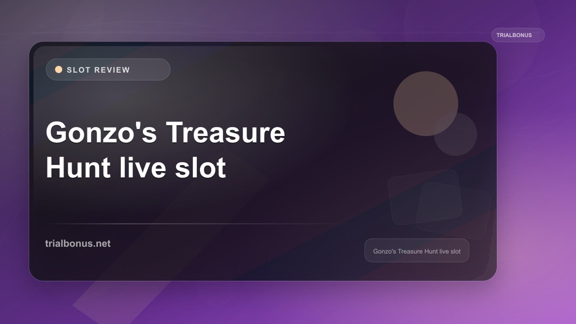 Gonzo's Treasure Hunt: Information to Verify Before Playing review