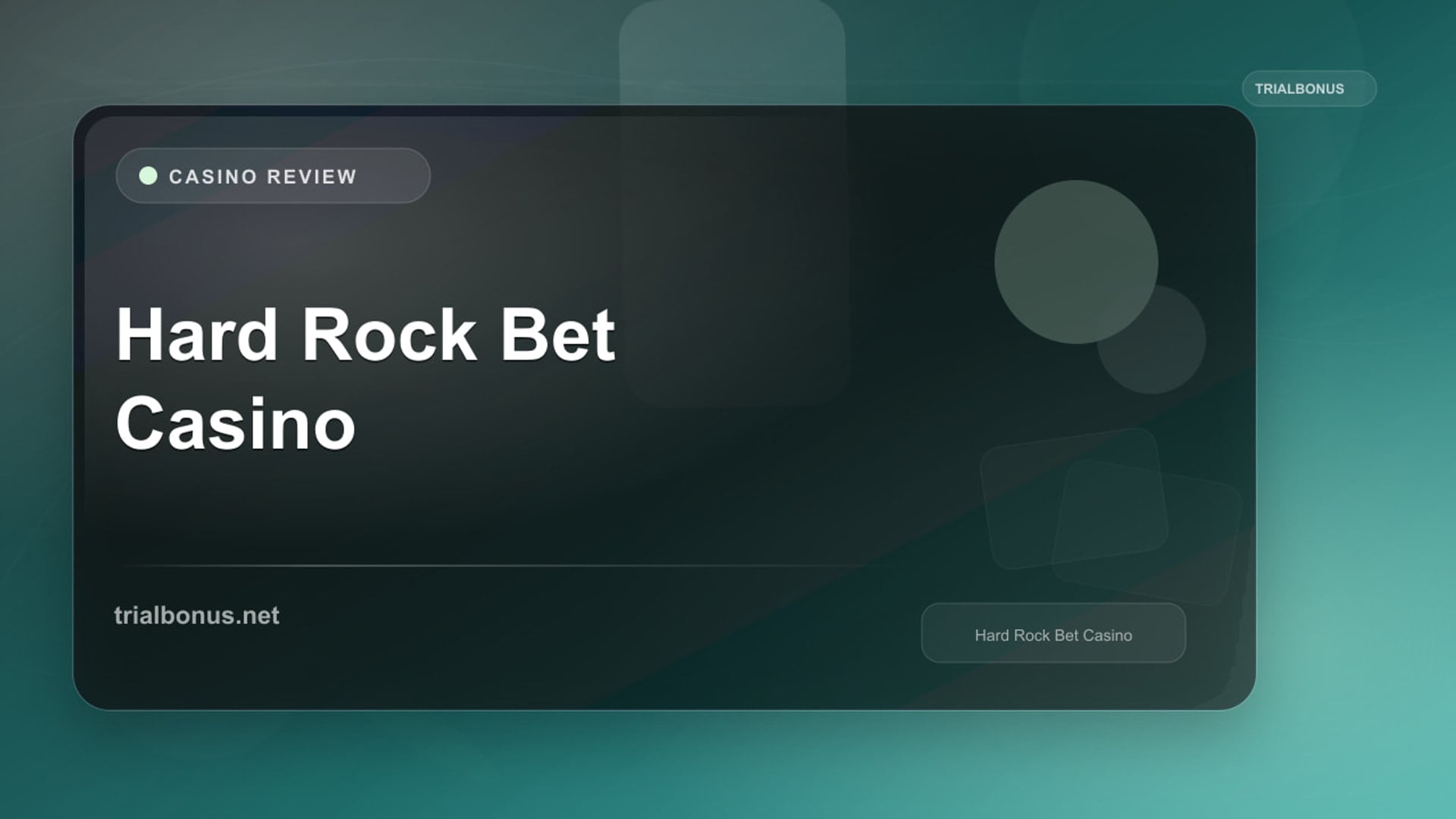 Hard Rock Bet Casino review