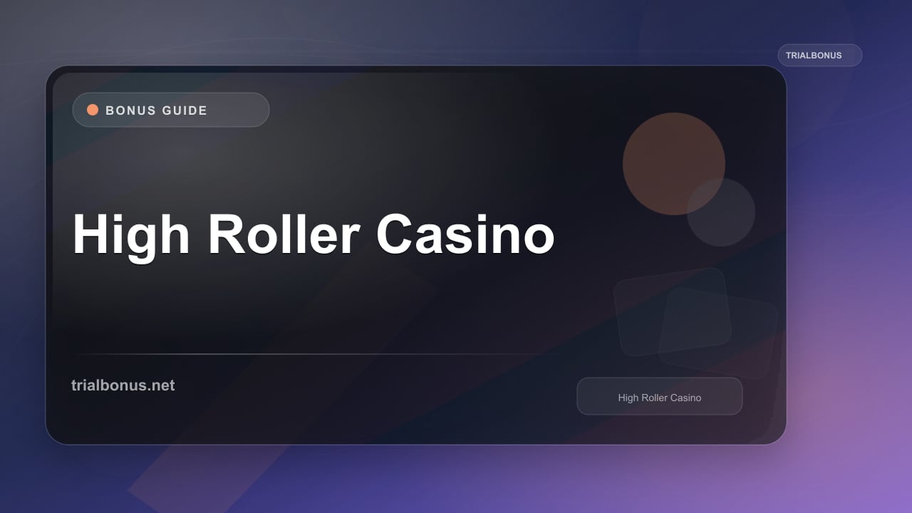 High Roller Casino Bonus review