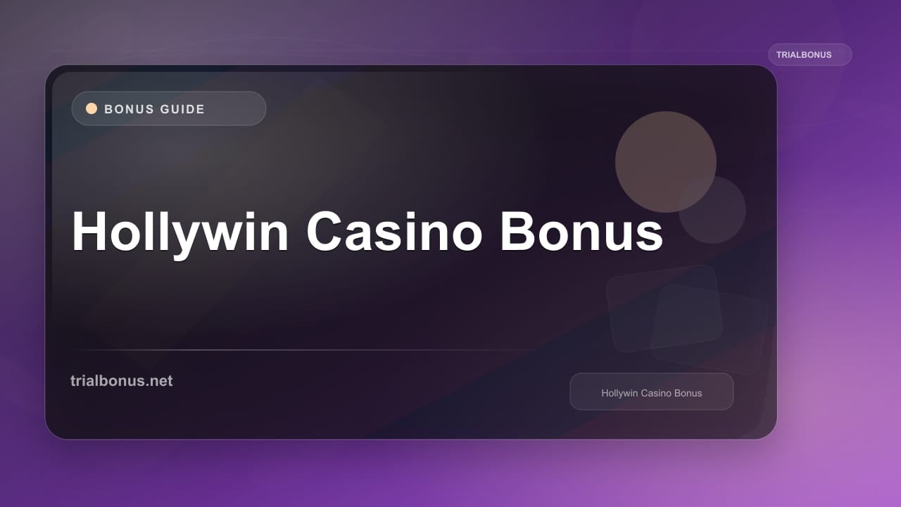 Hollywin Casino Bonus review