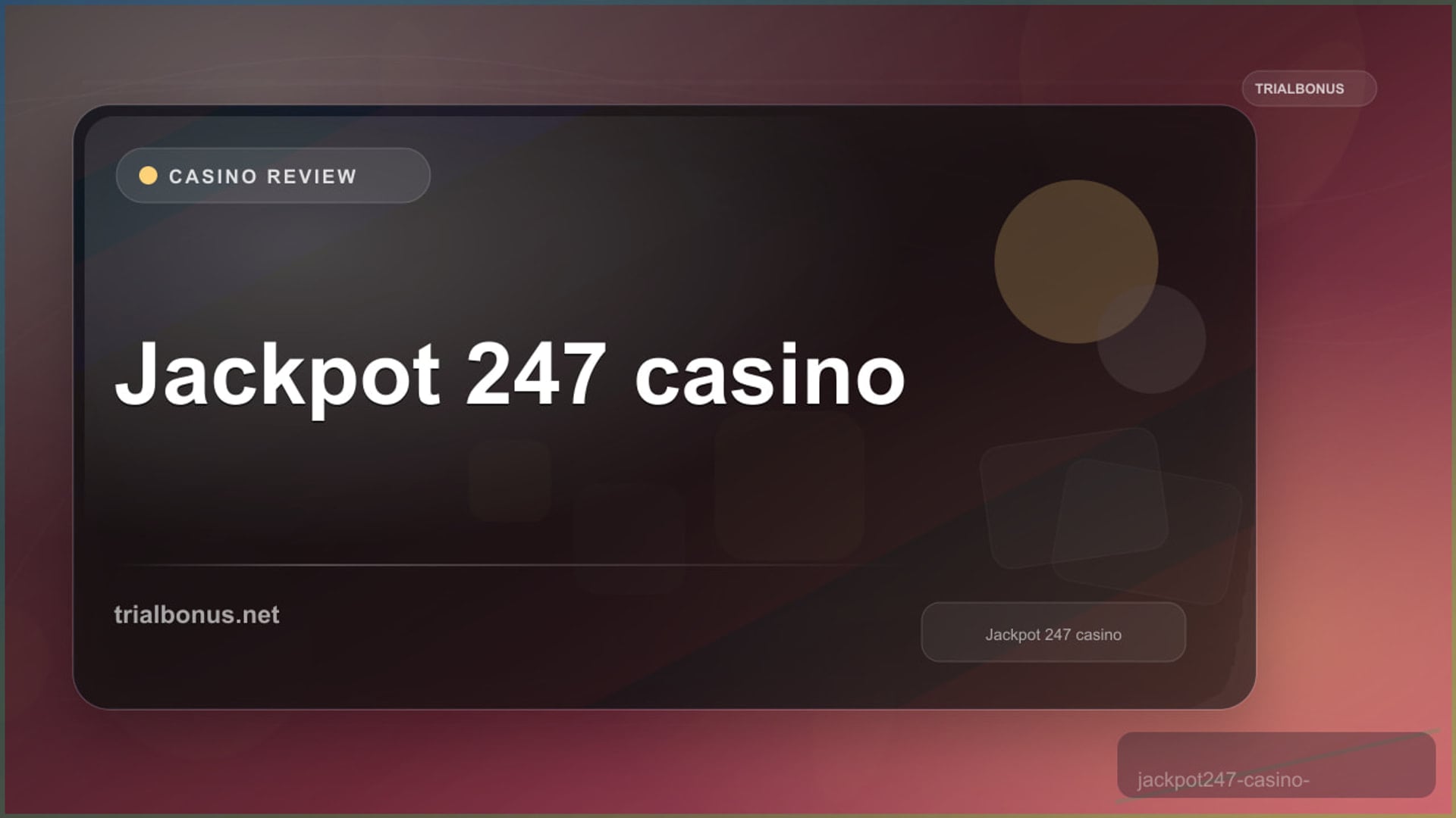 Jackpot 247 casino Review review