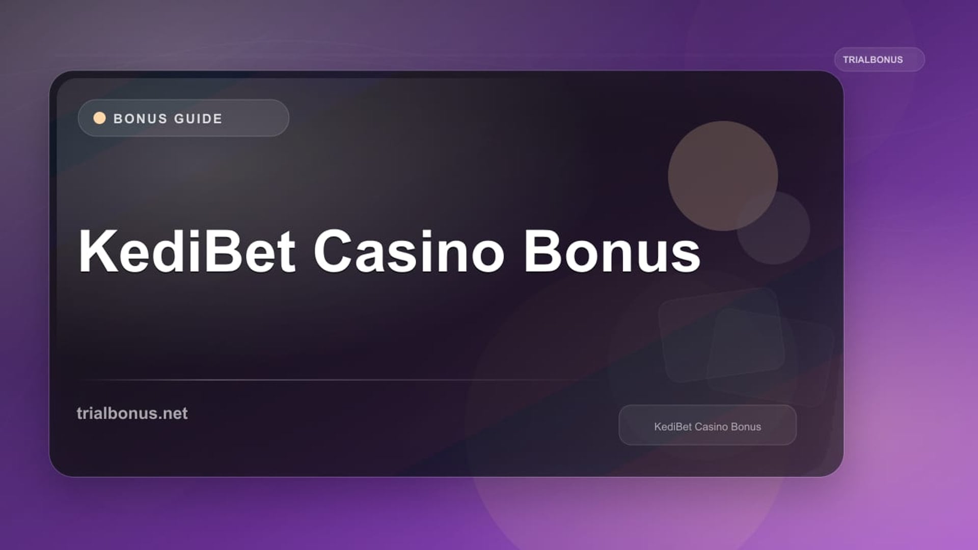 KediBet Casino Bonus review