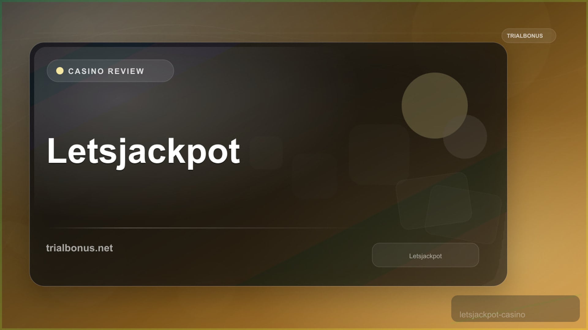 Letsjackpot review