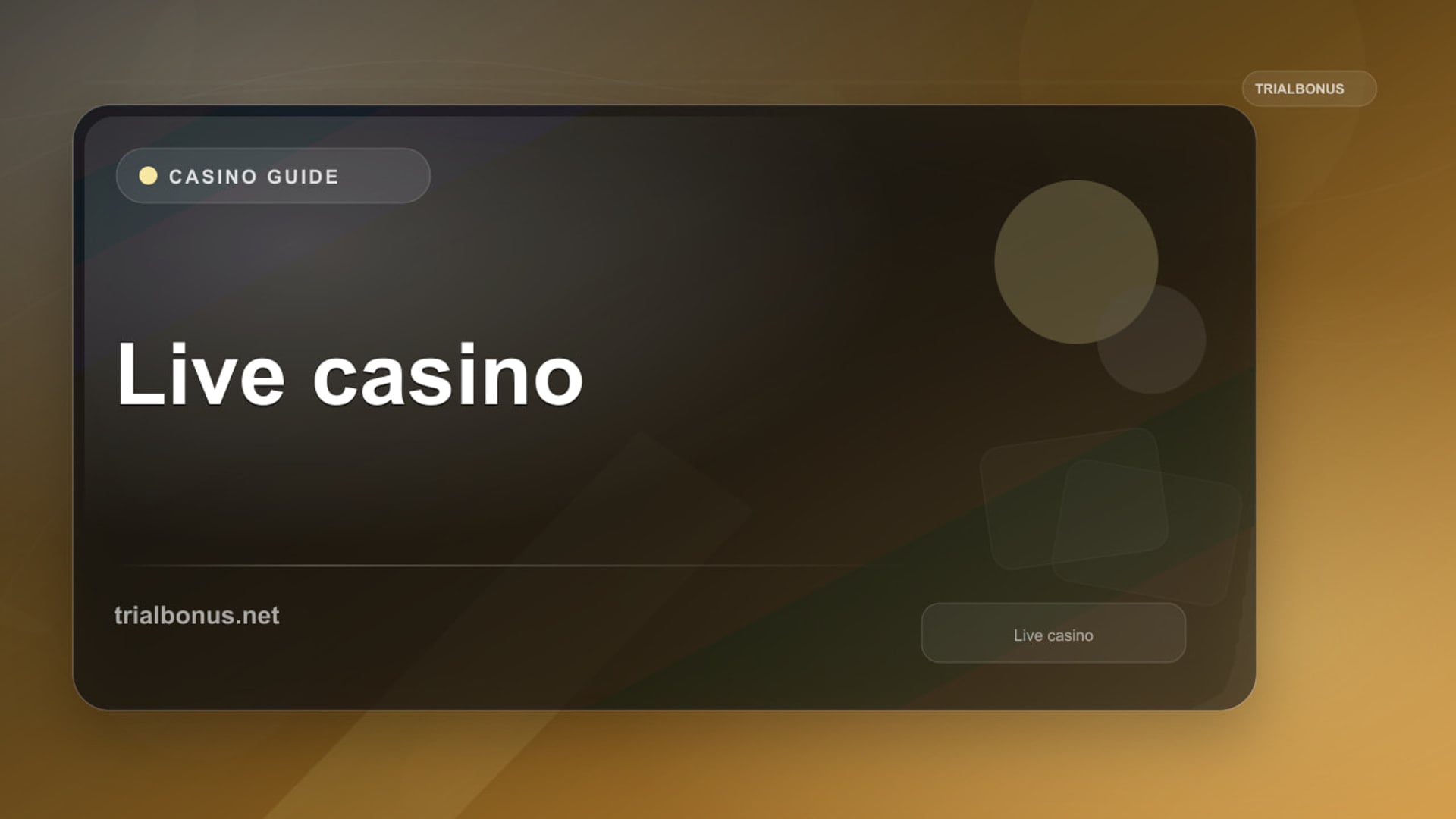 Live casino UK Guide review