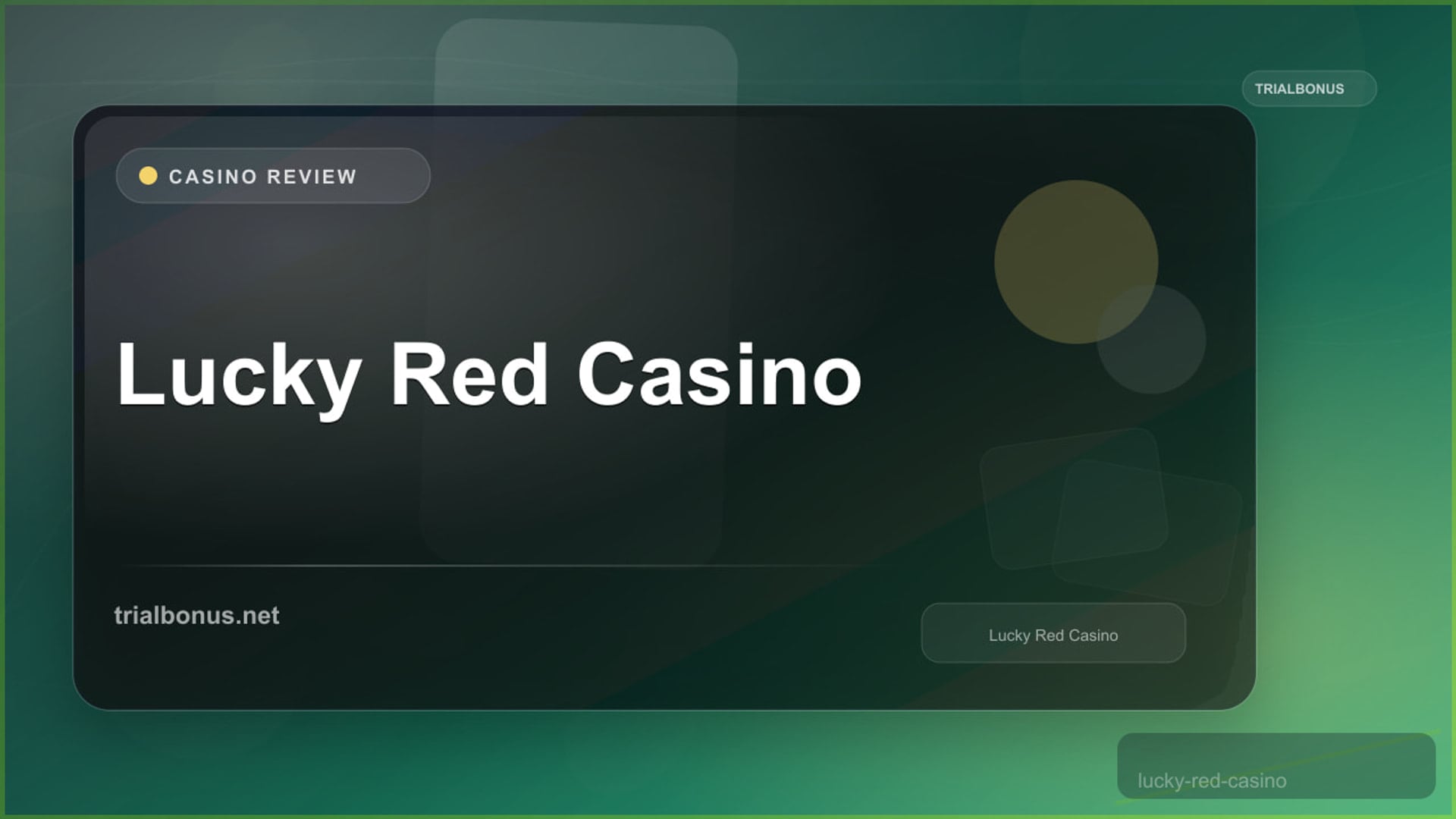 Lucky Red Casino review