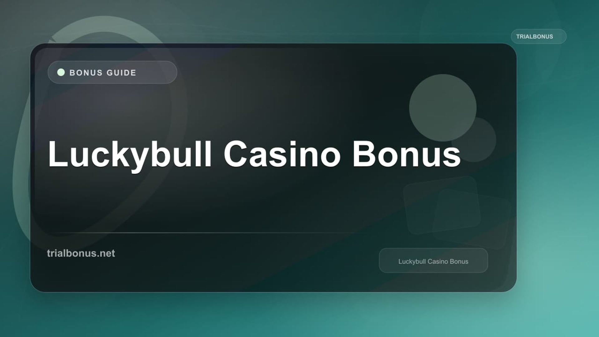Luckybull Casino Bonus review