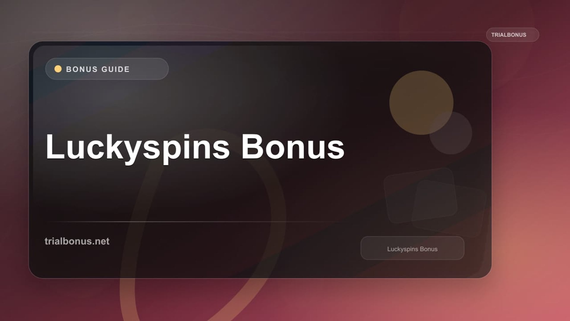 Luckyspins Bonus review