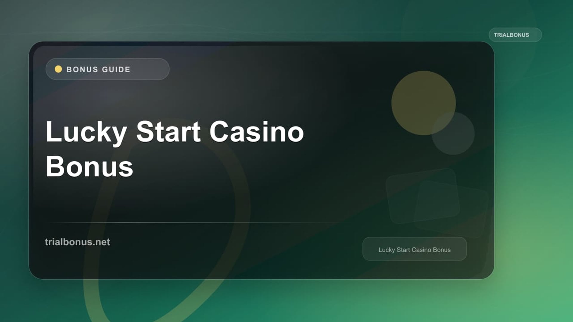 Lucky Start Casino Bonus review