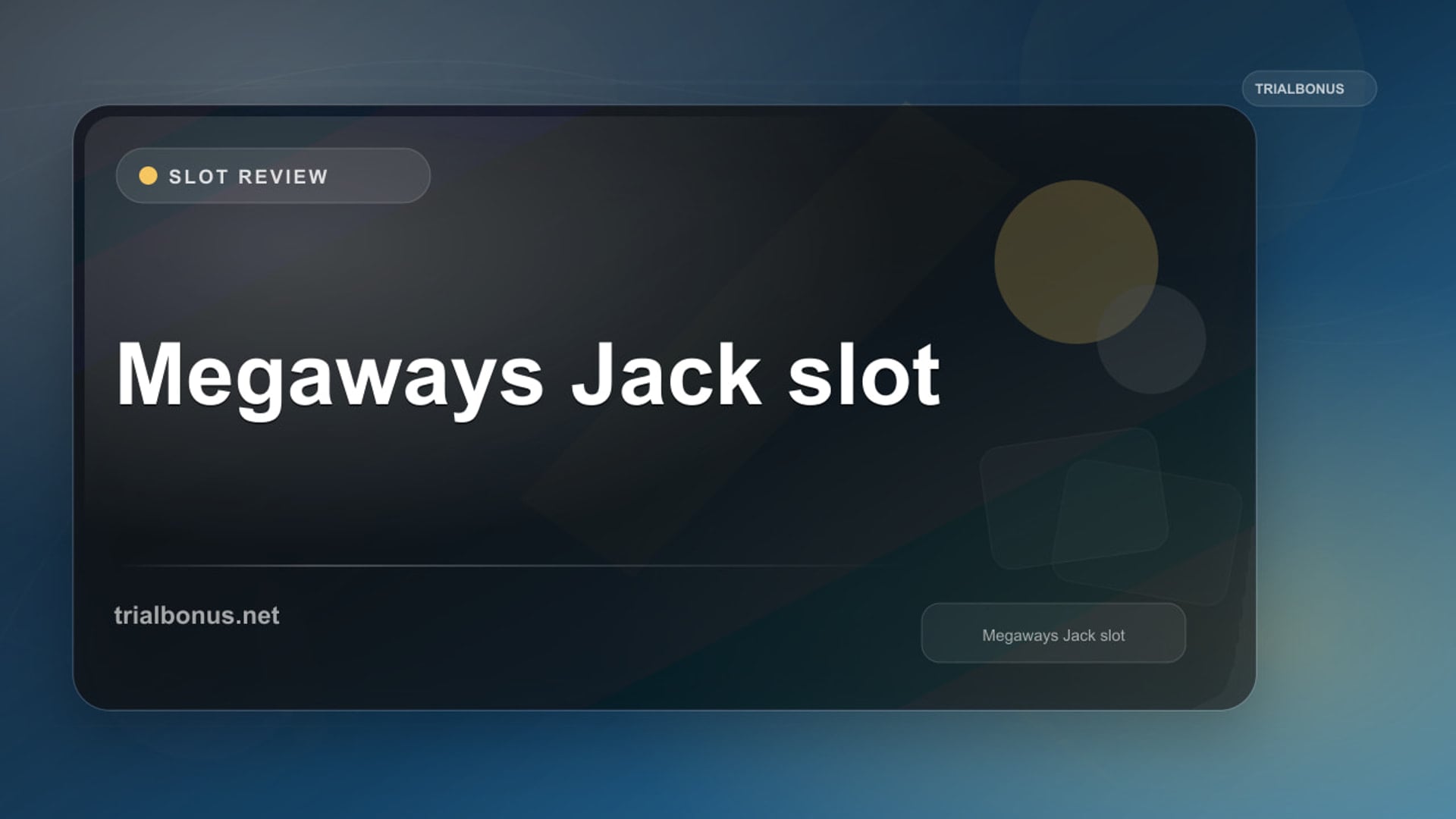 Megaways Jack Slot: What to Check Before Playing review