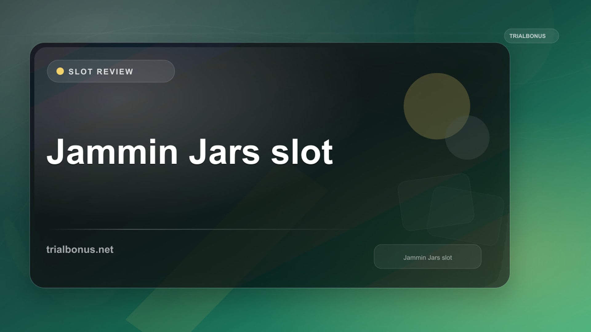 Jammin Jars slot review UK Review review
