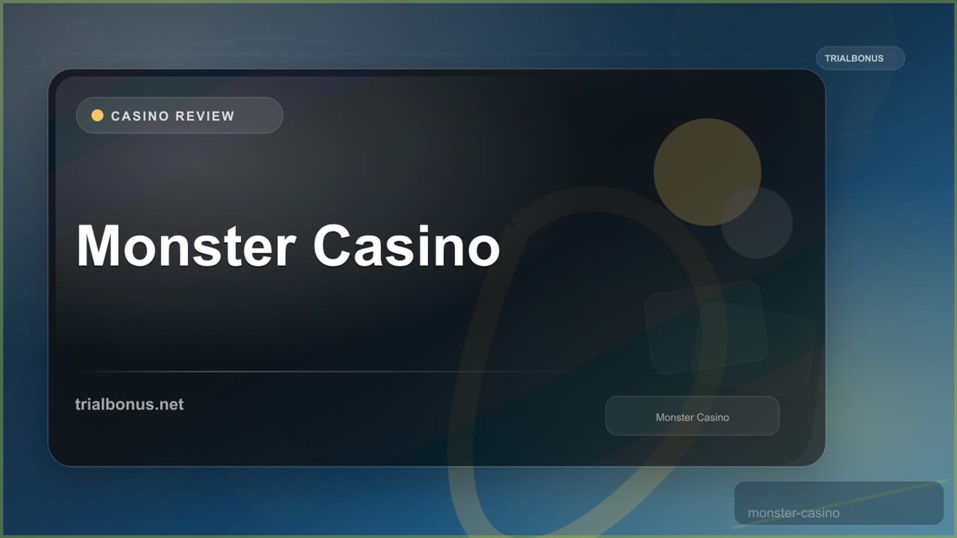 Monster Casino review