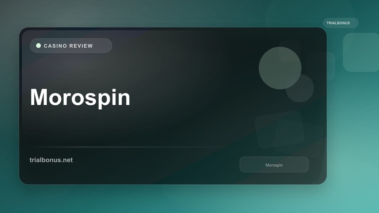 Morospin review