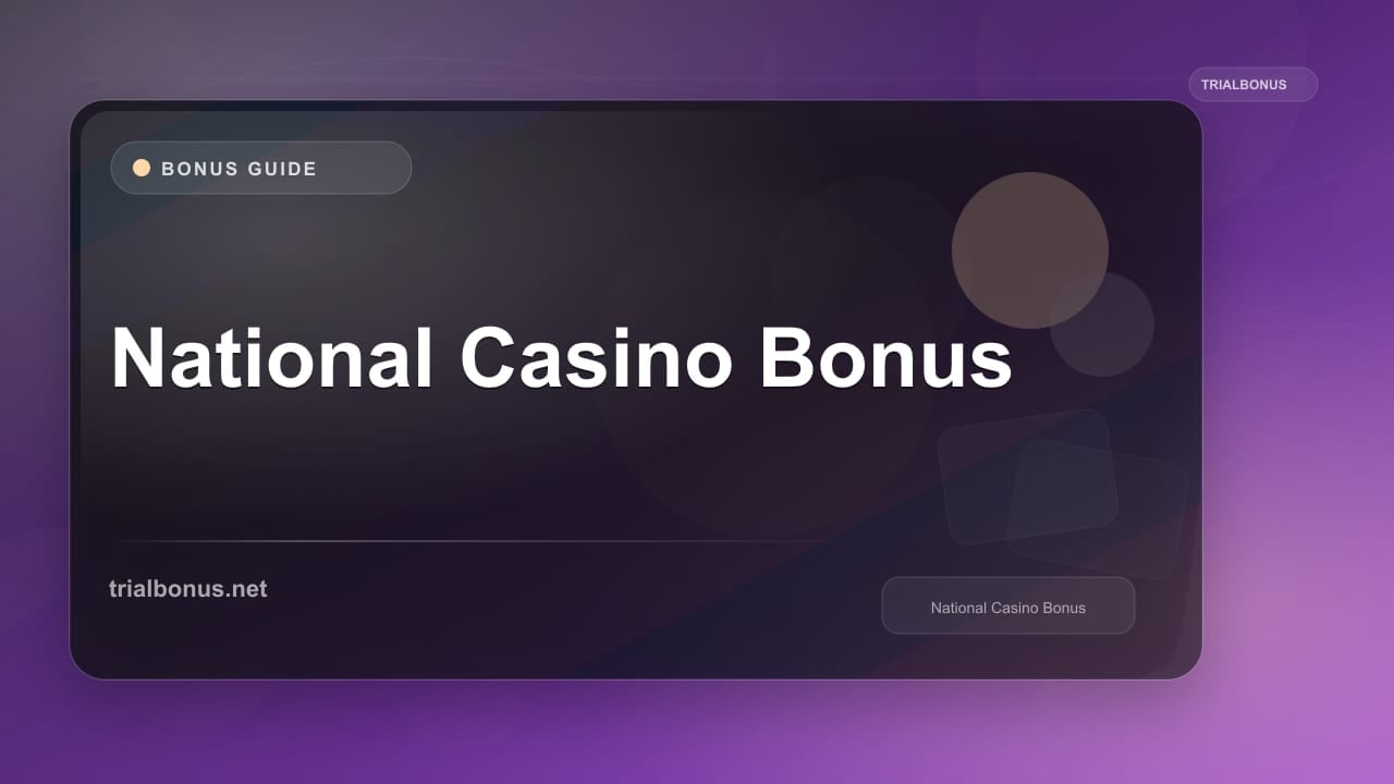 National Casino Bonus review