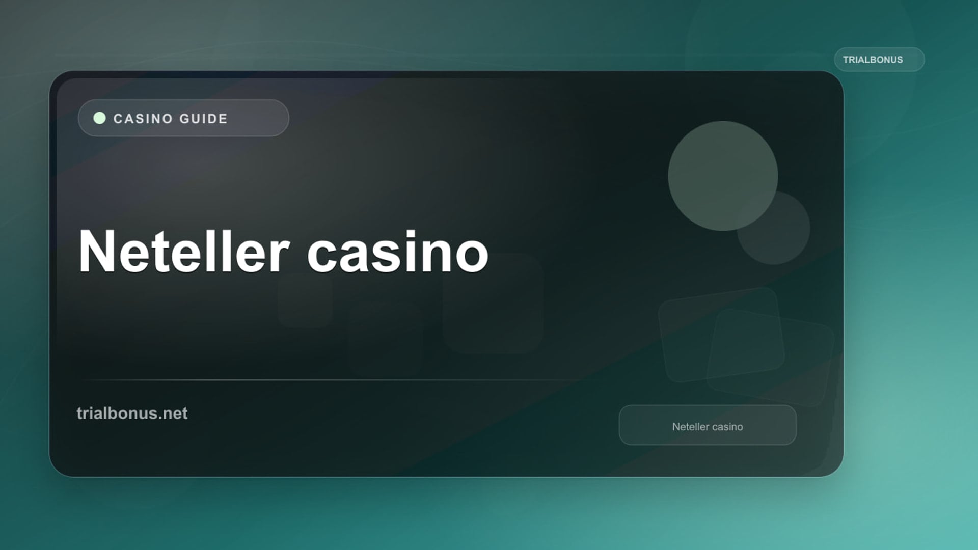 Neteller Casino UK Guide: Merchant, Fee and Cashier Checks review