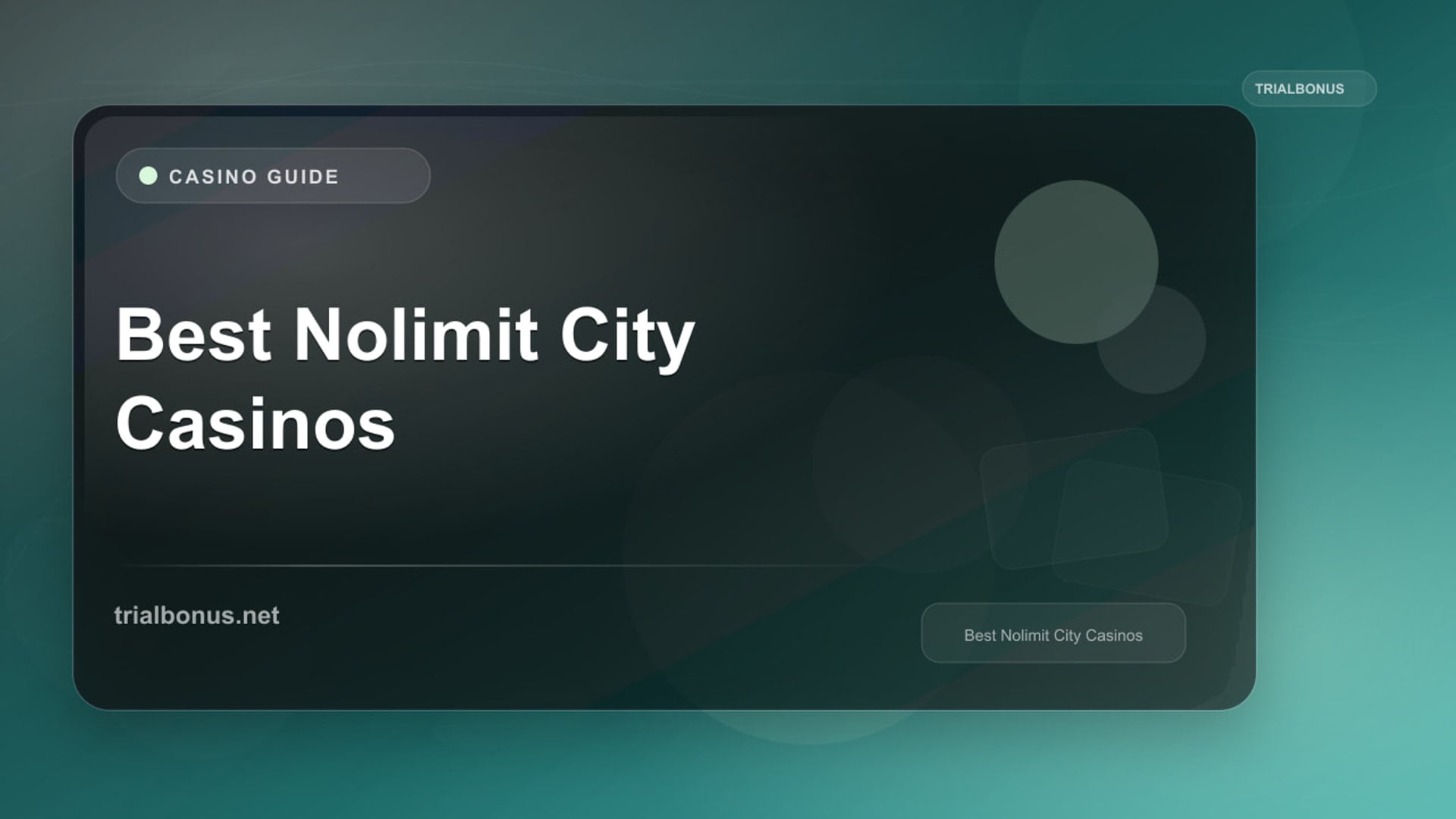 Best Nolimit City Casinos review