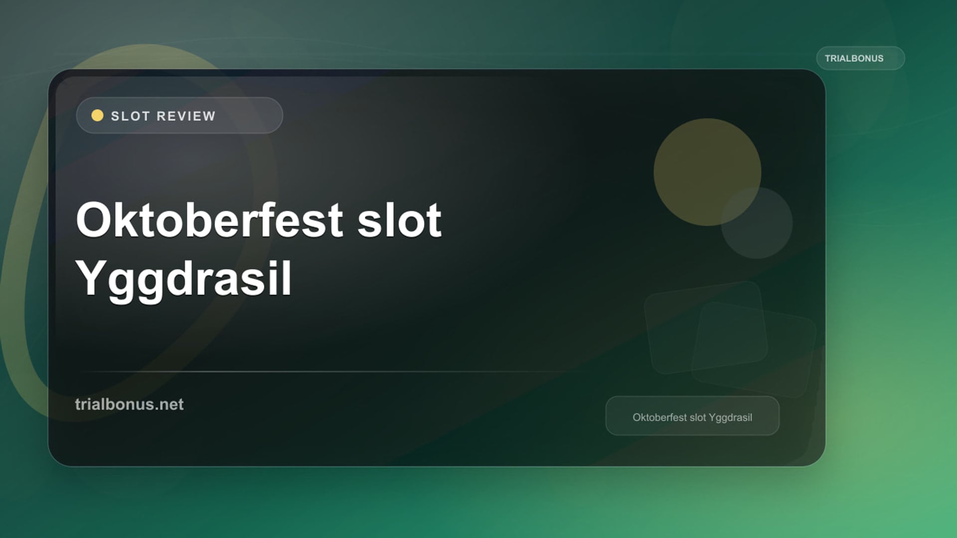 Octoberfest Slot: What to Check Before Playing review