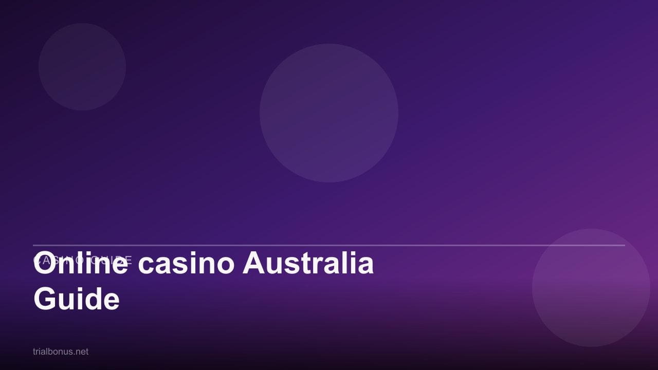 Online casino Australia Guide review