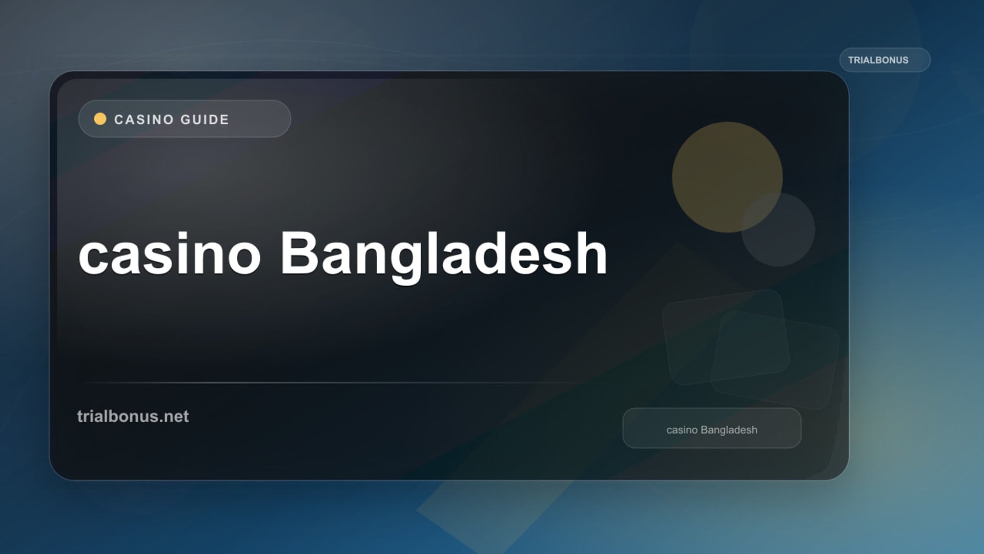 Online casino Bangladesh review