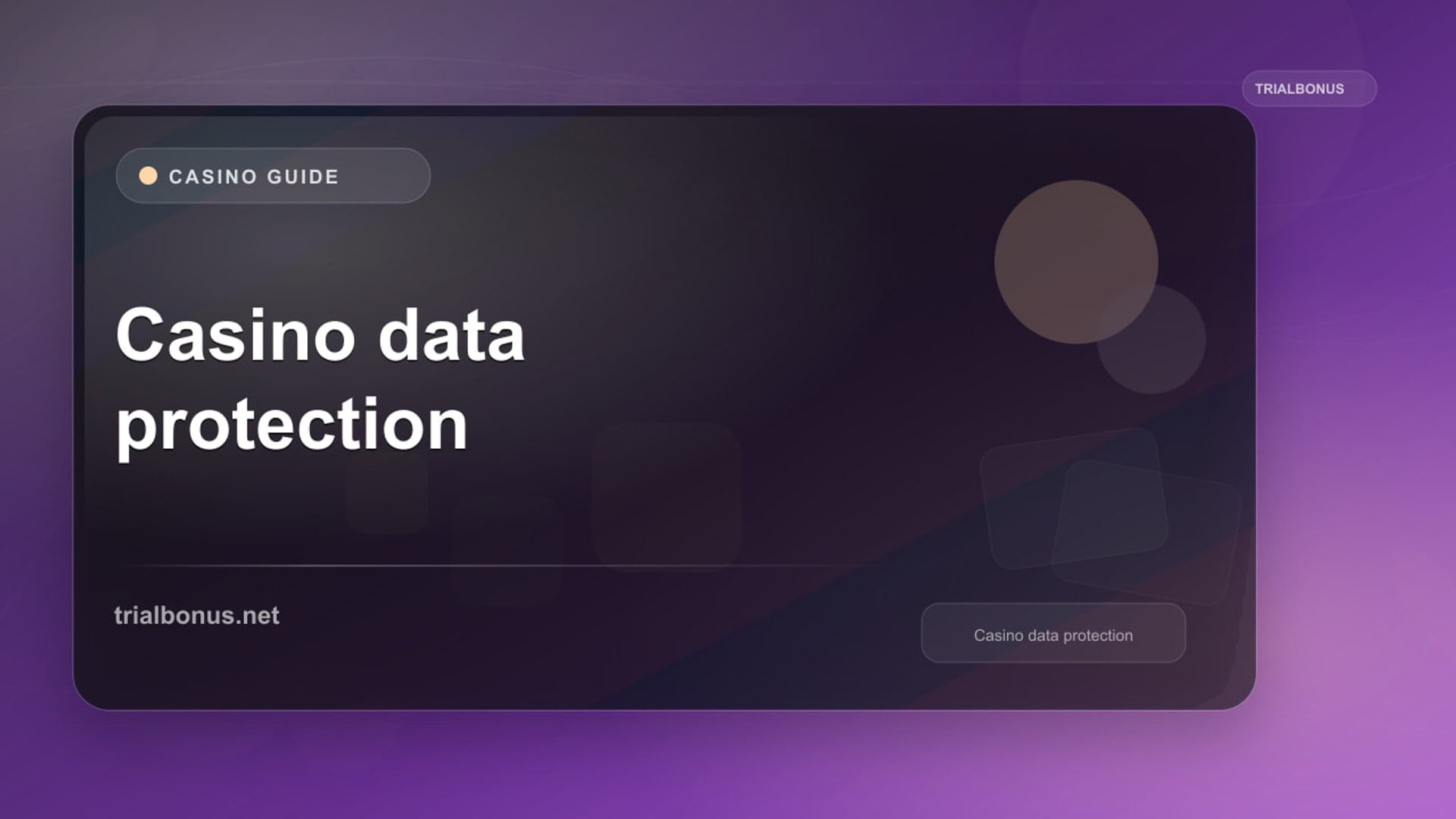 Casino data protection UK Guide review