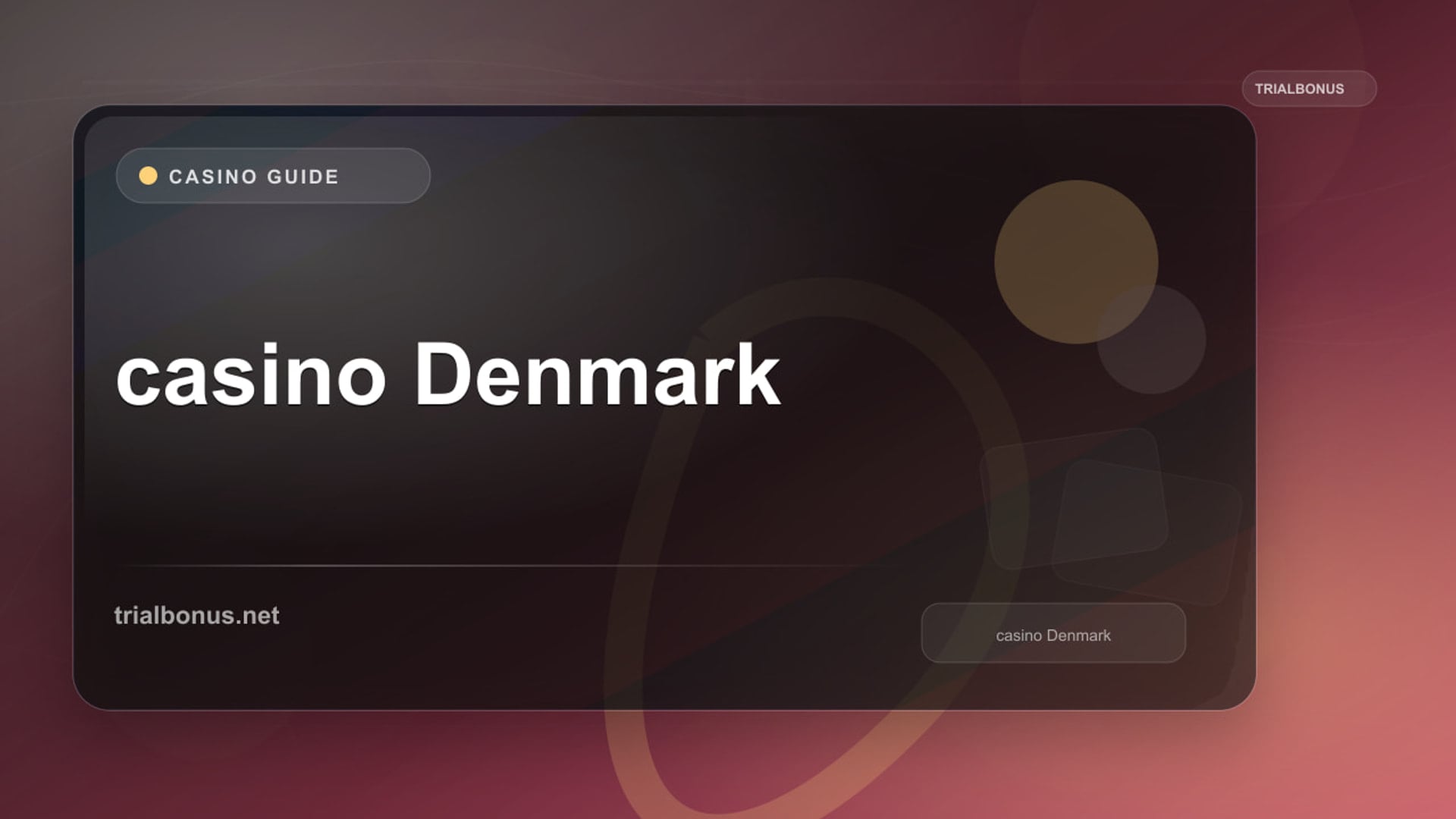 Online casino Denmark review