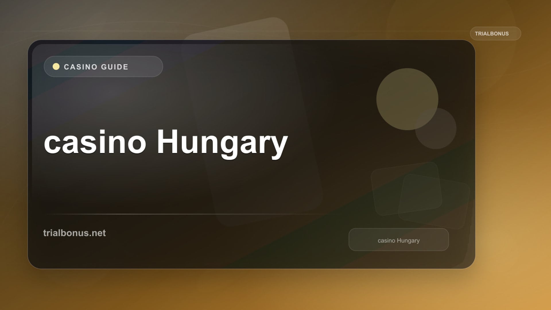 Online casino Hungary Guide review