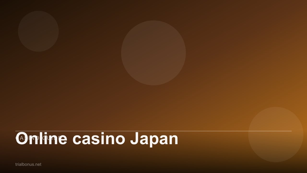 Online casino Japan review
