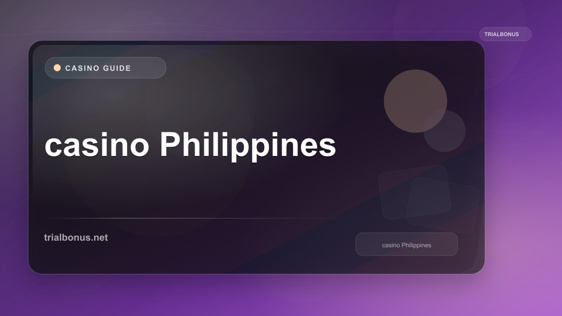Online casino Philippines review