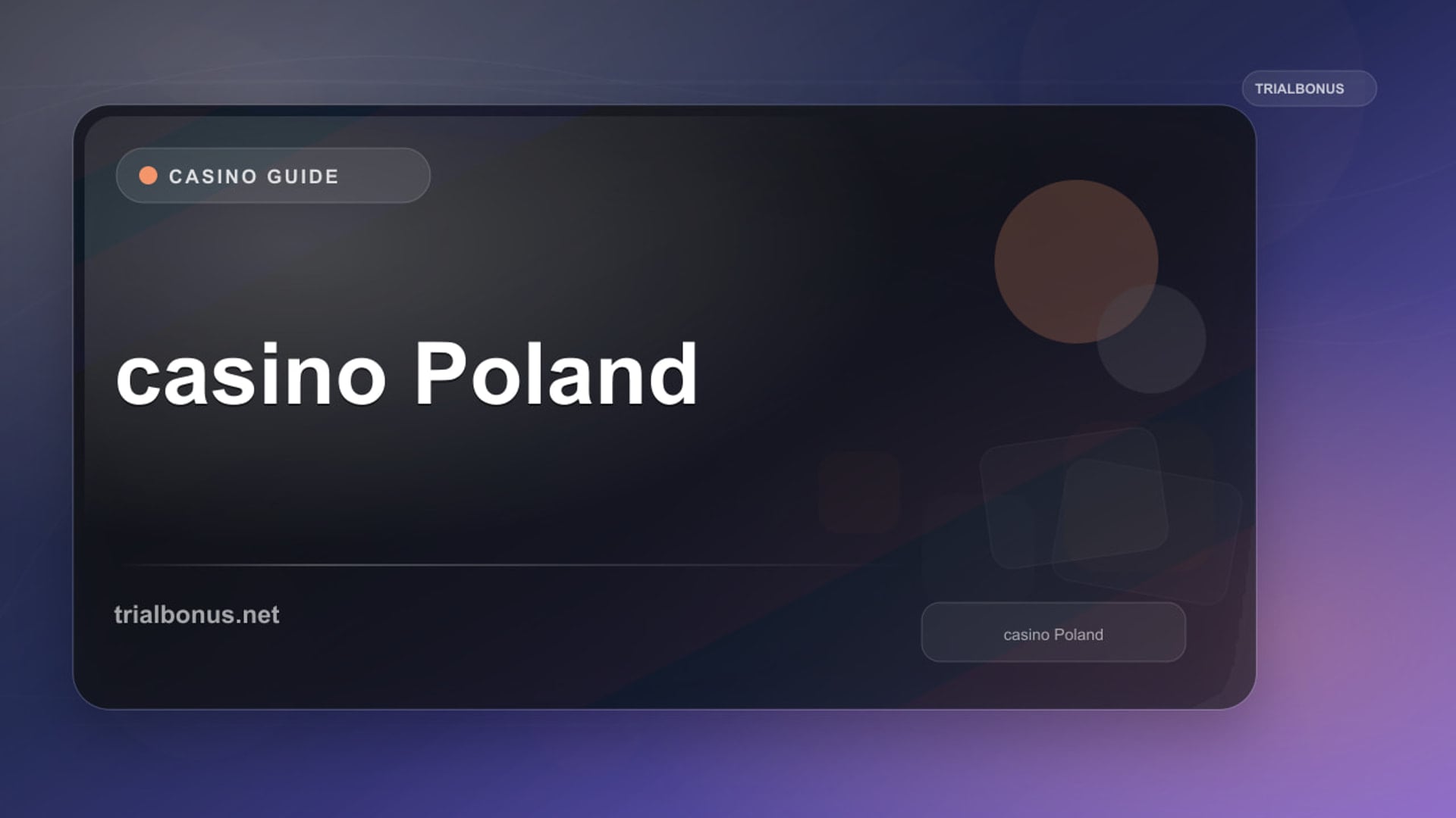 Online casino Poland review